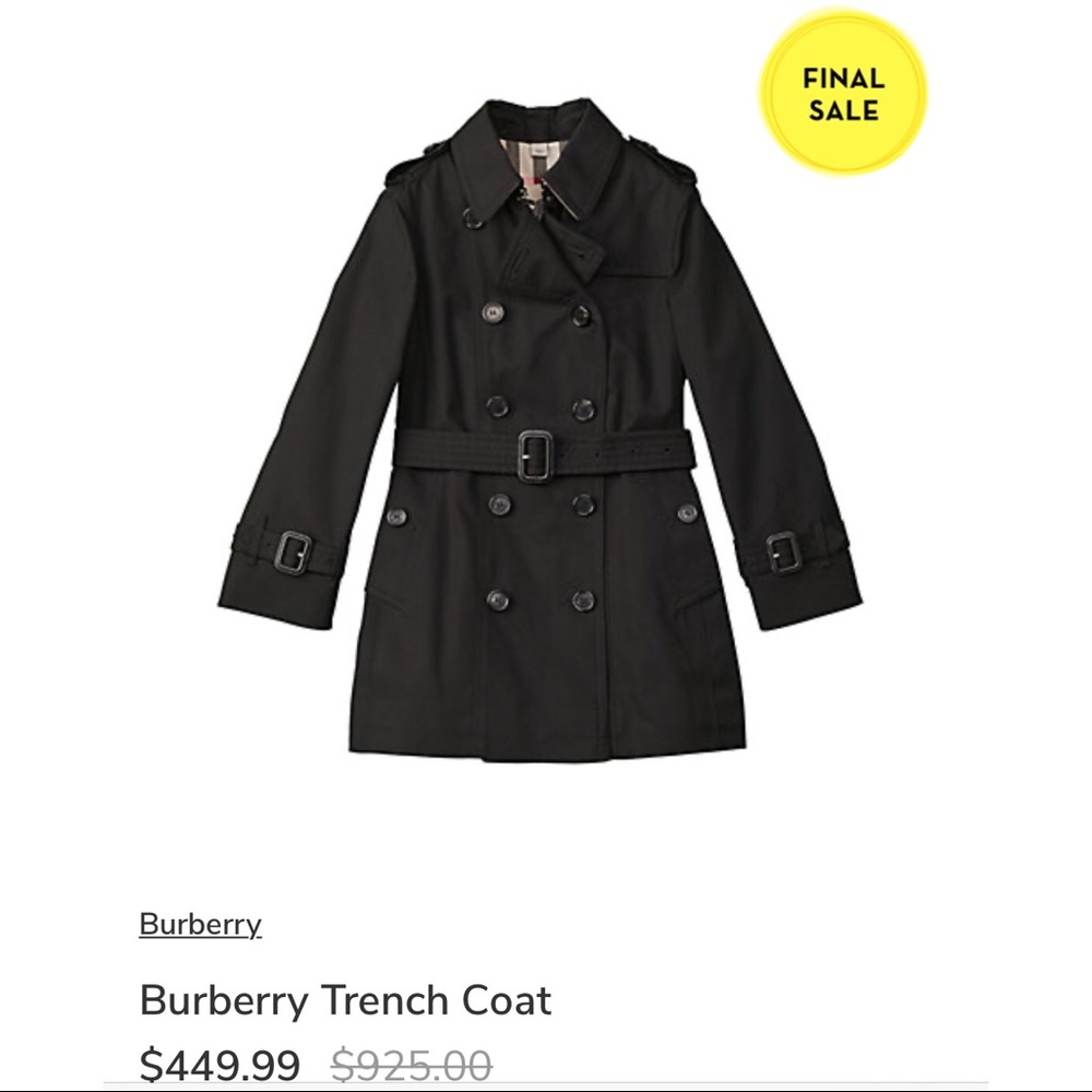 Burberry black jacket